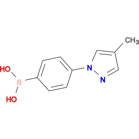 4 4 Methyl 1H Pyrazol 1 Yl Phenyl Boronic Acid 10 429317