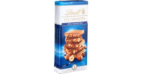 Lindt Les Grandes Tafelschokolade Milch 32 Rabatt Denner Ab 04