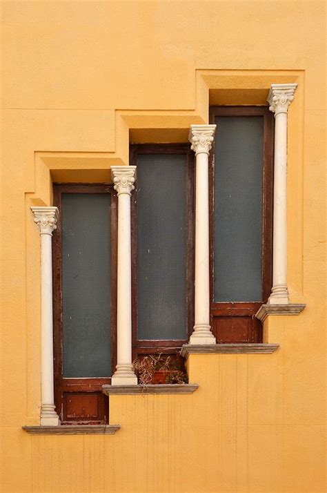 Stepped Window A Window In Trapani In Sicily Window Grill Design