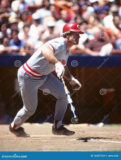 Pete Rose Editorial Stock Image Image Of Rose Slide 76427124