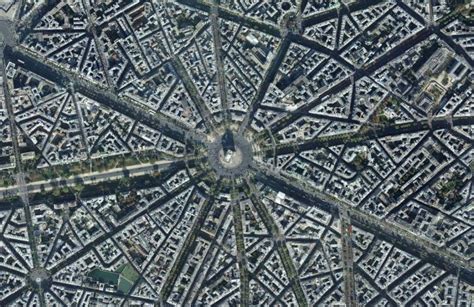 paris mapa TRAZADO DE GEORGES EUGÉNE BARÓN HAUSSMANN PARÍS