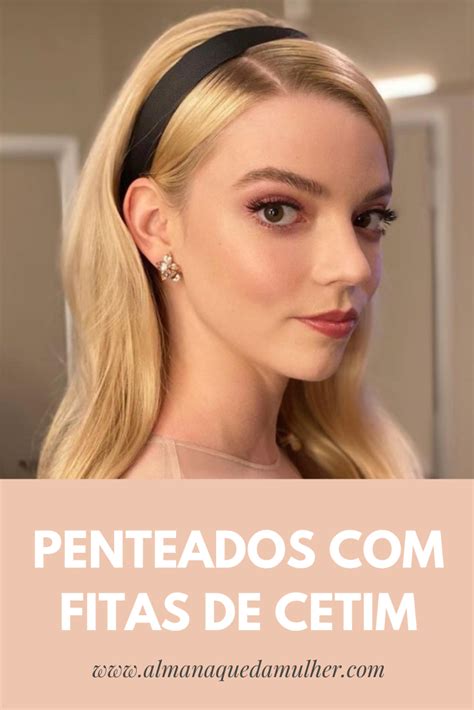 Penteado Fitas De Cetim Ideias Almanaque Da Mulher Penteado