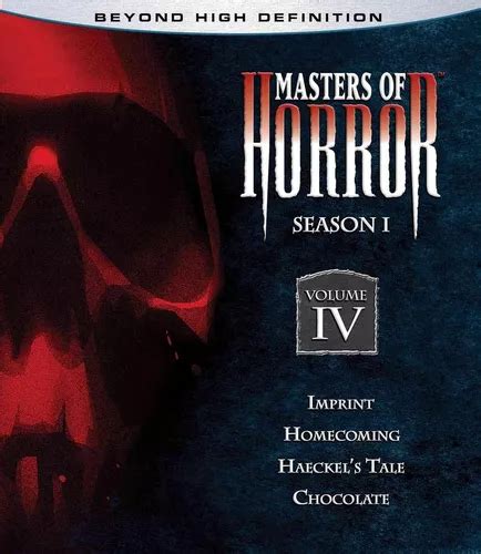 Masters Of Horror Temporada Vol Importada Blu Ray