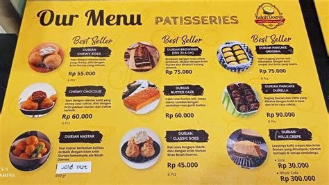 Menu At Belah Doeren Taman Kopo Indah Kabupaten Bandung Desserts Bandung