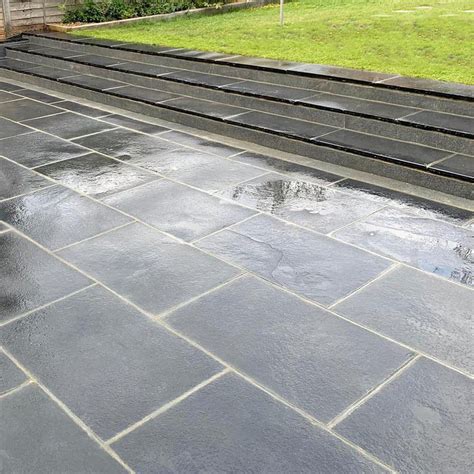 Kotah Black Limestone Paving Sample Free Samples Nustone