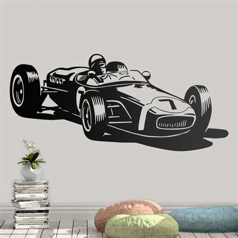 Sticker Mural Voiture De Course WebStickersMuraux