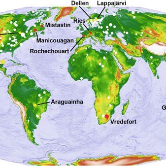 1 Recognized terrestrial meteorite impact craters. Craters studied by ...