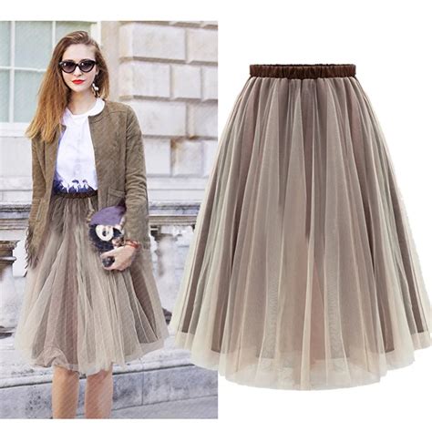 Fashion Organza Chiffon Adult Tutu Skirt Elegant Maxi Long Tulle