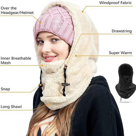 Sherpa Hood Ski Mask Stellaya Us