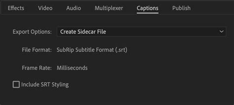 How To Create And Export Srt Captions In Premiere Pro Filmdaft