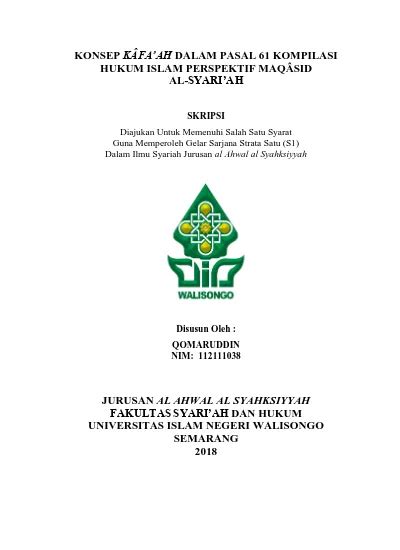 Syarat Dan Rukun Nikah Konsep K Faah Dalam Pernikahan A Pernikahan