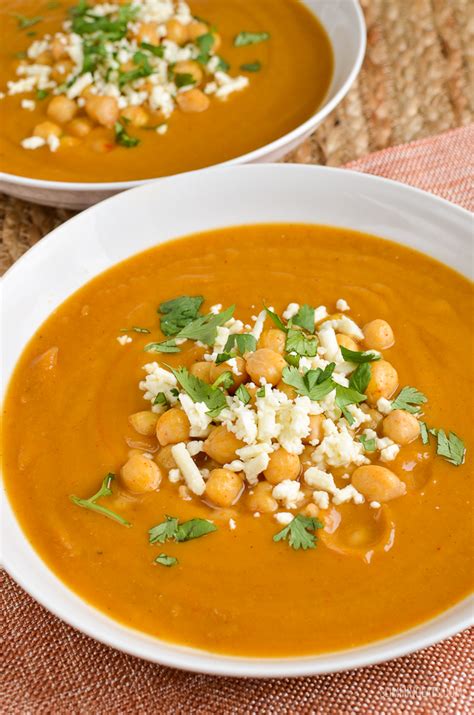 Spicy Roasted Parsnip And Sweet Potato Soup Slimming Eats Weight Watchers And Slimming World