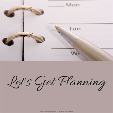 LET'S GET REAL: Let's Get Planning {Free Planner Printables}