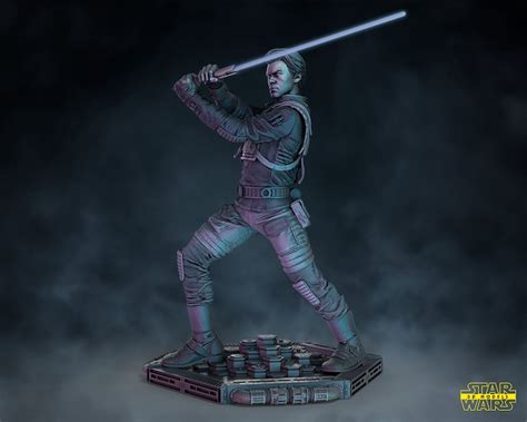 Cal Kestis star Wars Fan Art 3D Statue - Etsy