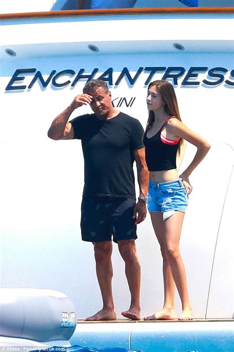 Sylvester Stallone S Wife Looks Youthful In Bikini As They Continue His Birthday Celebrations