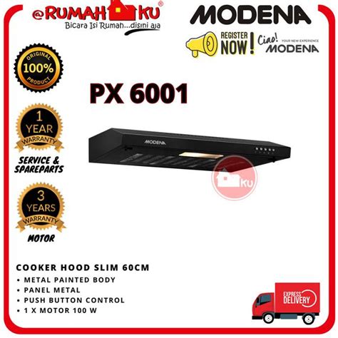 Jual COOKER HOOD MODENA PX 6001 Shopee Indonesia