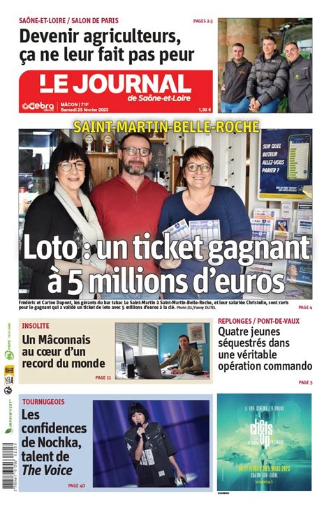 Le Journal De Sa Ne Et Loire N Du F Vrier