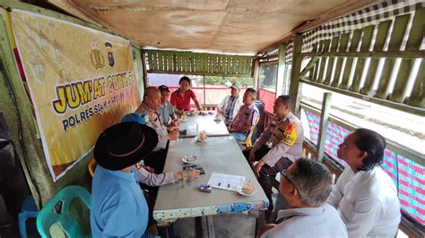 Giat Jumat Curhat Polsek Minas Warga Minas Jaya Keluhkan Praktek