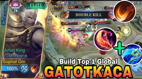 GATOTKACA NEW EMBLEM AND BUILD GATOTKACA BUILD TOP 1 GLOBAL 2023