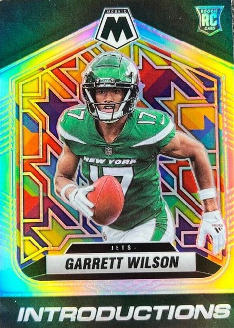 Garrett Wilson 2022 Mosaic Introductions Silver I 6 Price Guide