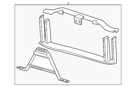 2007 2009 GM Radiator Support 20840495 GM GMPartsDirect