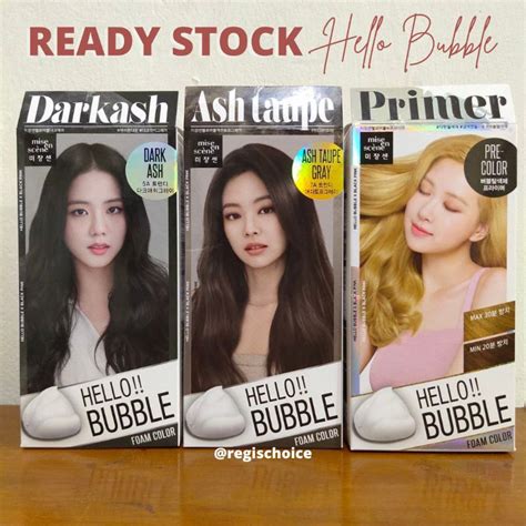 Jual Mise En Scene Hello Bubble Ash Taupe Dark Ash Primer Cat Rambut