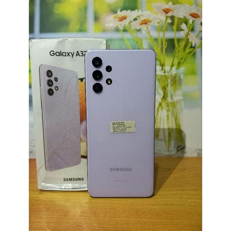 Jual SAMSUNG A32 8 128 6128 SECOND ORIGINAL RESMI SEIN BEKAS HP SECOND