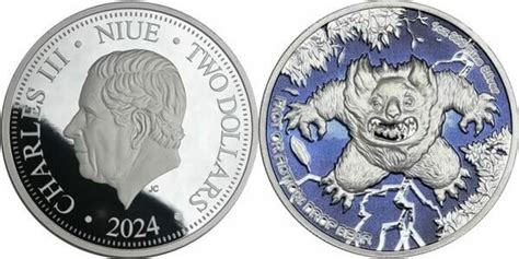 Dollars Charles Iii Drop Bear Niue Numista