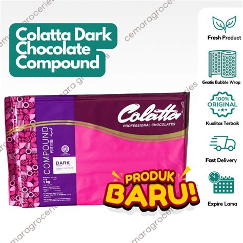 Jual COLATTA DARK COMPOUND 1 KG Shopee Indonesia