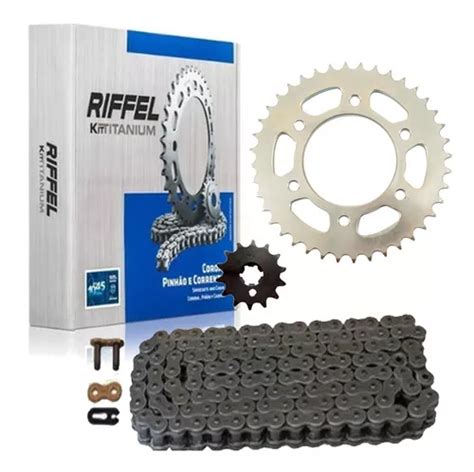 Kit Transmision Riffel Yamaha Fz 16 Piñon Corona Rider Pro en venta en