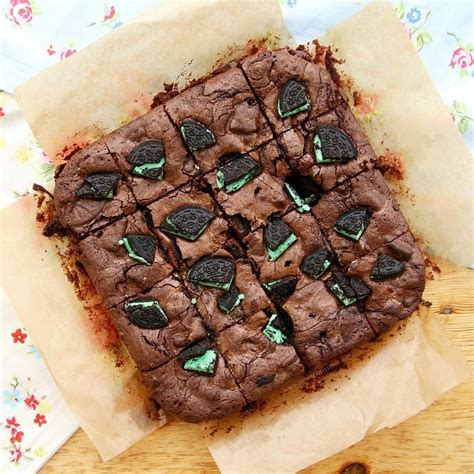 Mint Oreo Brownies Janes Patisserie