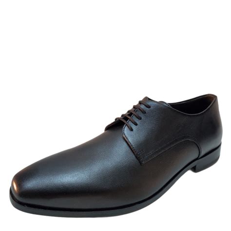 Hugo Boss Mens Highline Derby Dress Shoes Black 8M US Affordable ...