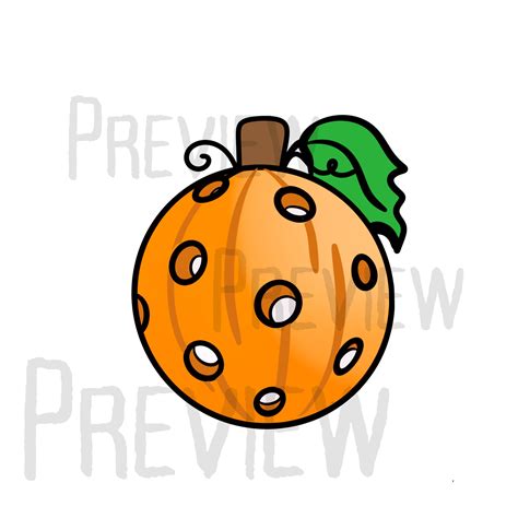 Halloween Pickleball Clip Art for Commercial Use PNG Files Pickle Balls ...