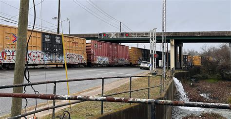 Train Derails On Csx Line At Laney Walker Boulevard