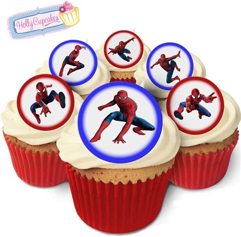 Fabulous Edible Wafer Cake Toppers Spiderman Amazon Co Uk Grocery