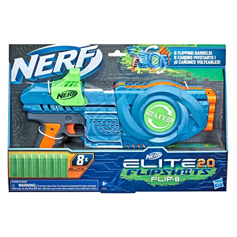 Nerf Elite 2 0 Flipshots Flip 8 Blaster Official Rules Instructions