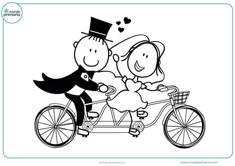 Dibujos De Boda Para Colorear 【novios Novias Y Más】