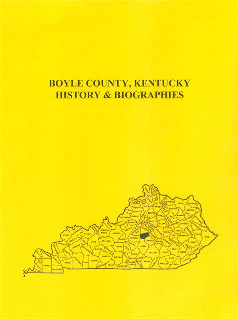 Boyle County Kentucky History and Biographies - Mountain Press and ...