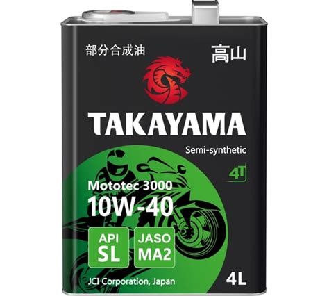 Масло моторное для четырехтактных двигателей MOTOTEC 3000 4T SAE 10W-40 ...