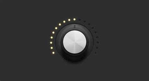 How To Create A Detailed Audio Rotary Knob Control In Photoshop