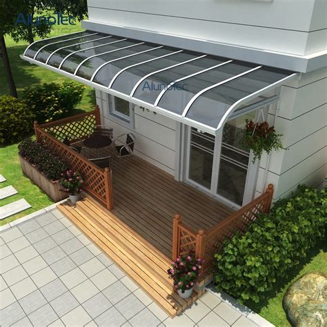 Modern Rainproof Window Awning And Polycarbonate Cover Balcony Canopy