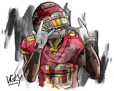 Tyreek Hill — Vicky Draw This