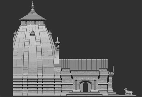 Kedarnath Temple Drawing