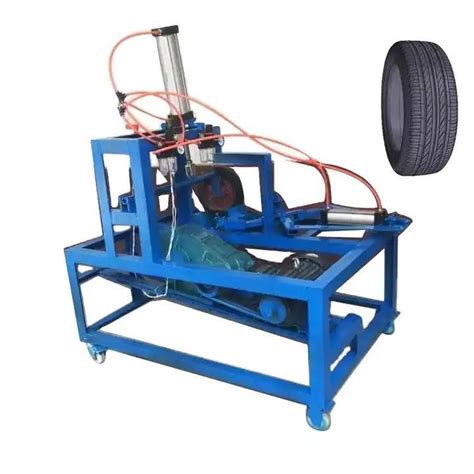 Old Tire Strip Cutting Recycling Machine Electric Waste Rubber Tire