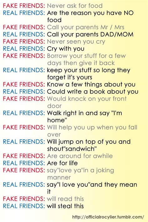 Fake Friends Vs Real Friends by rocylier04 on DeviantArt