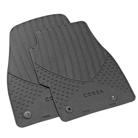 GENUINE Vauxhall Tailored Corsa D Front Only Rubber Car Floor Mats Gm