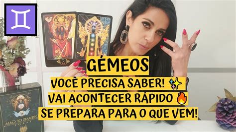 GÉmeos ♊️ VocÊ Precisa Saber Vai Acontecer RÁpido 🔥 Se Prepara Para O