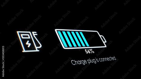 The battery indicator shows it fills up to 100%. Electric Car Battery Gauge. Electric car ...