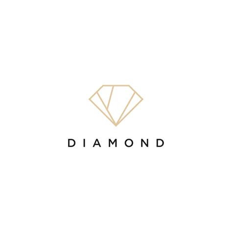 Premium Vector | Logo diamond design art template