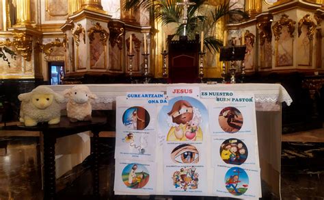 El Buen Pastor en catequesis Parroquia de San Vicente Mártir de